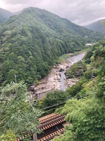 長野県木曽郡　寝覚の床